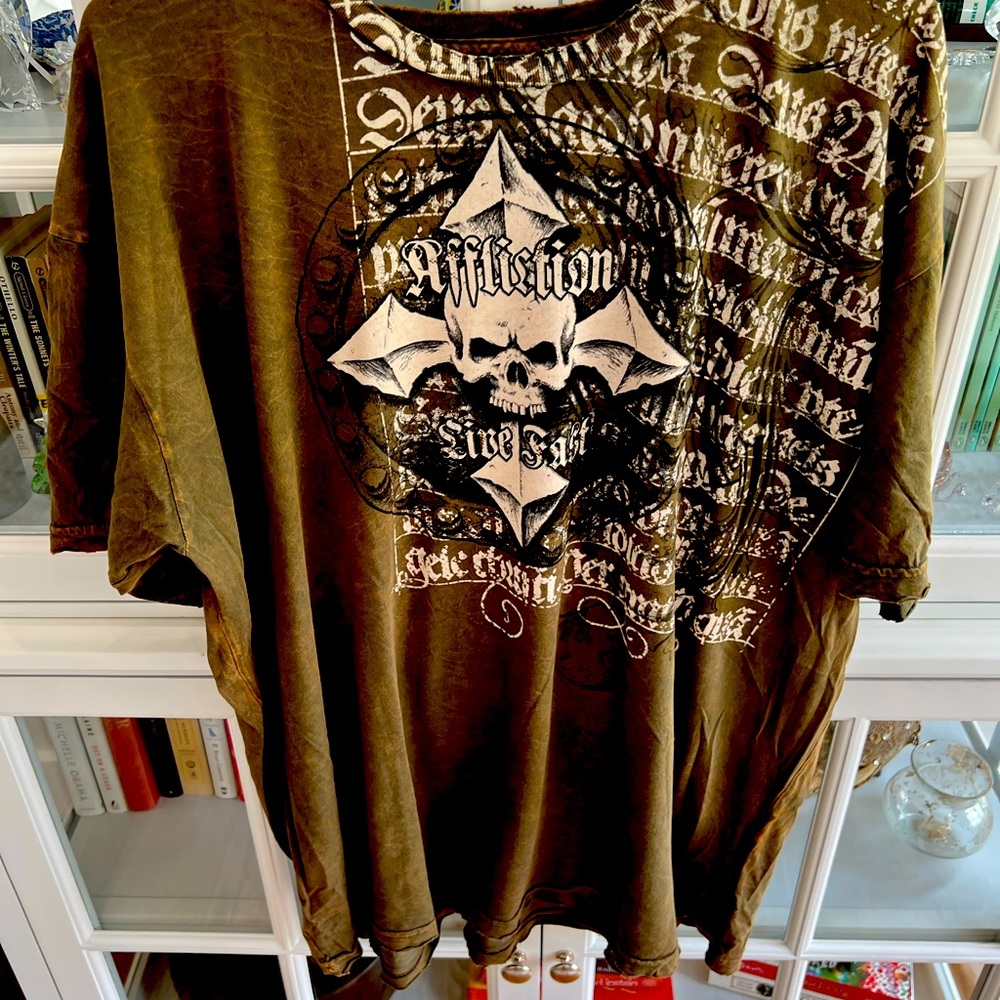 Dark Green xxxl Affliction t